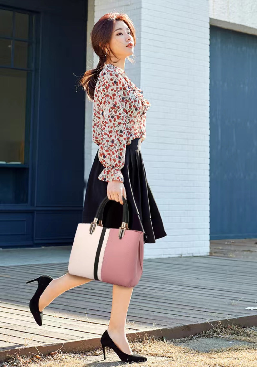 BOLSO DE MUJER EN PIEL PU - ¡VARIOS COLORES!