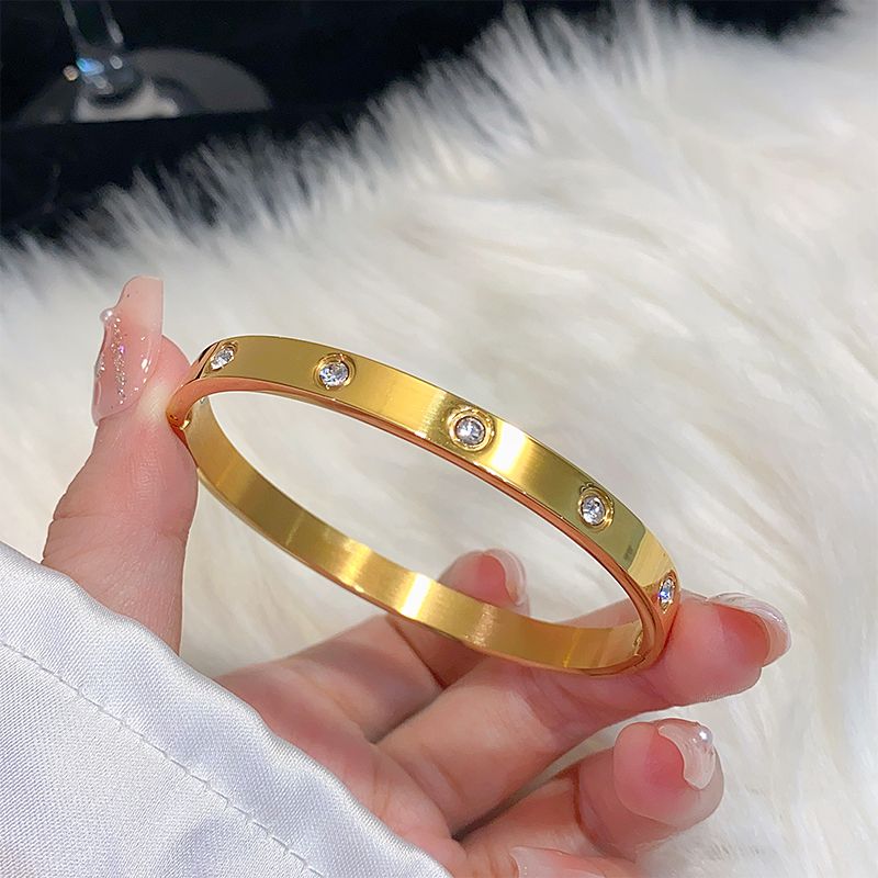 PULSERAS DE ACERO INOXIDABLE CON BAÑO DE ORO DE 18K VARIOS MODELOS