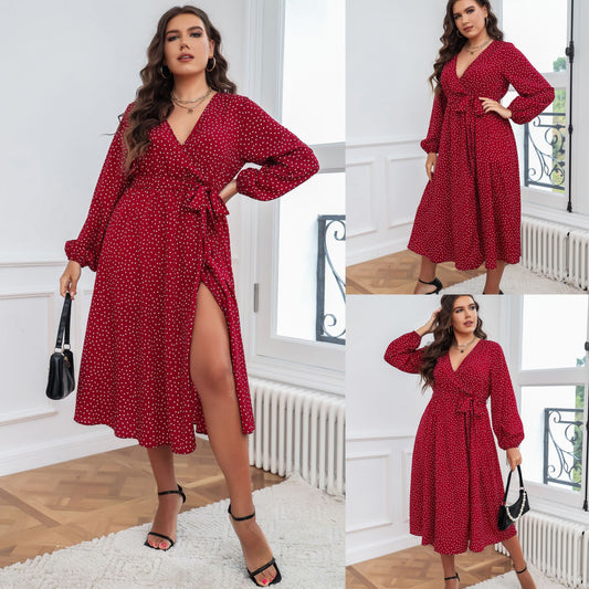 VESTIDO MIDI CON ABERTURA LATERAL JASMINE