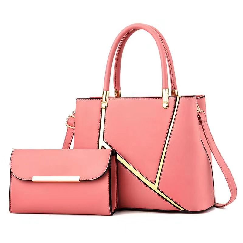 BOLSO DE MUJER + CARTERA DE PIEL PU - VARIOS COLORES!