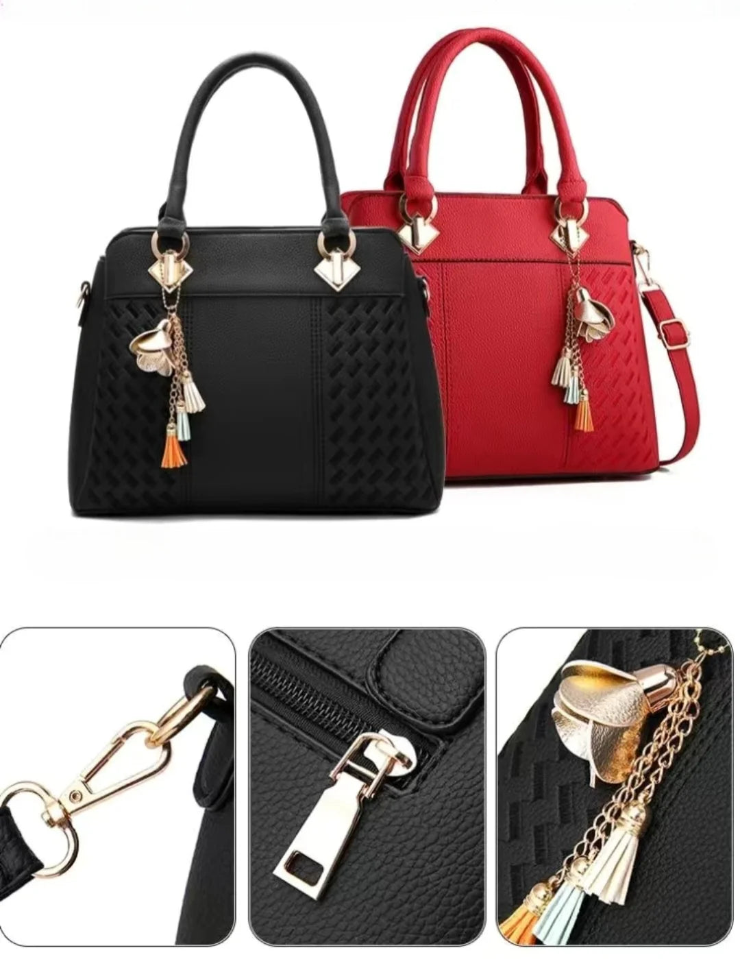 WOMEN'S PU LEATHER BAG - VARIOUS COLORS!